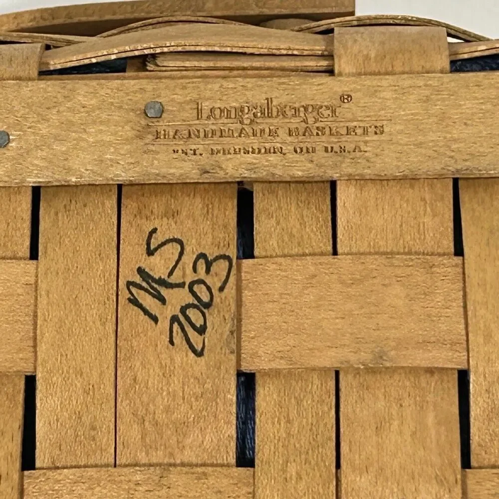 Longaberger signed 2003